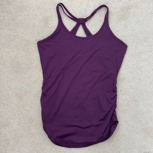 Calie flow double strap keyhole tank